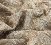 Jacquard floral lamÉ beige